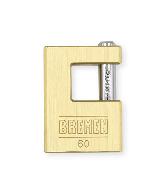 Candado bronce perno horizont. 60mm BREMEN - 7747