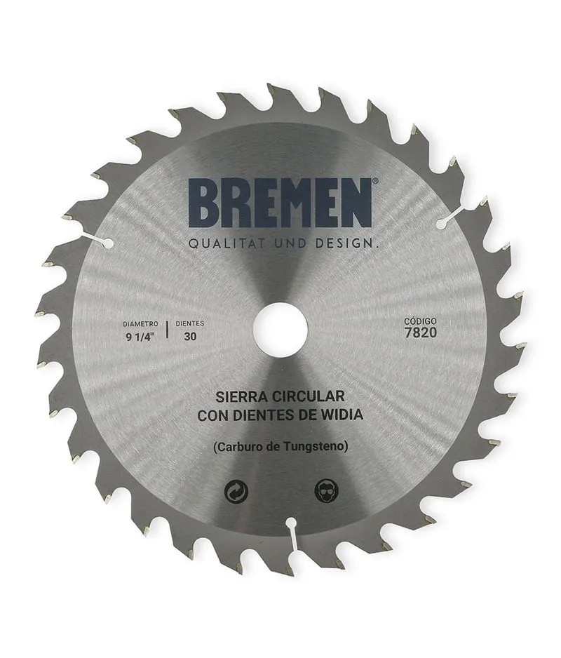 Sierra circular 9 1/4" 60dientes BREMEN - 7822