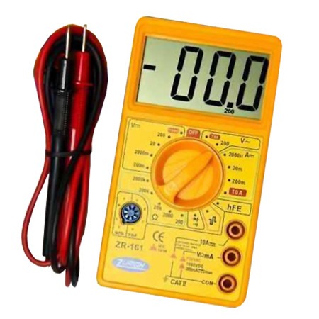 Tester digital con buzzer  ZR-161  ZURICH  Display grande